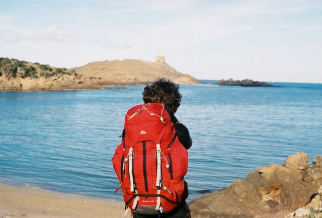 Menorca, backpacking, hiking, sea, island